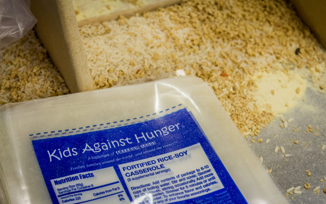 So what exactly is in a Kids Against Hunger meal?